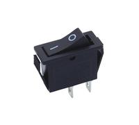 1 pièces KCD3 interrupteur à bascule 15A 250V/20A 125VAC 2 broches SPDT ON-OFF 2 positions interrupteur d'alimentation de bateau noir(Black)