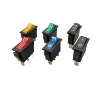 1 pièces KCD3 interrupteur à bascule marche-arrêt 2 positions 3 broches 16A 250VAC/20a 125VAC 35 * 31 * 14mm(Green)