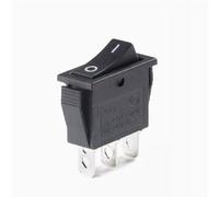 1 pièces KCD3 interrupteur à bascule marche-arrêt marche-arrêt 2 positions 3 broches équipement électrique avec interrupteur d'alimentation léger 16A 250 V/20A 125 V AC(Black 3P2T)