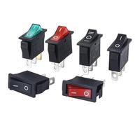 1 pièces KCD3 interrupteur à bascule marche-arrêt marche-arrêt 2 positions 3 broches équipement électrique avec interrupteur d'alimentation léger 16A 250 V/20A 125 V AC(3PIN Red)