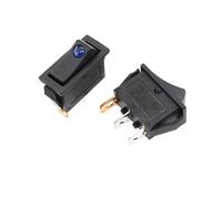 1 pièces KCD3 interrupteur à bascule ON OFF 3Pin 16A 250VAC avec Dot LED interrupteur à bascule de bateau rouge bleu vert jaune lumière(B)