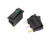 1 pièces KCD3 interrupteur à bascule ON OFF 3Pin 16A 250VAC avec Dot LED interrupteur à bascule de bateau rouge bleu vert jaune lumière(G)