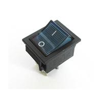 1 pièces KCD4 interrupteur de bateau bouton d'alimentation à bascule 4 pieds bleu avec lumière 16A 250V 31x25 interrupteur