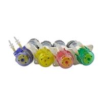 1 pièces KFS 6 V/12 V/24 V pompe péristaltique petite pompe à débit Constant 12 v Micro pompe à eau pompe à eau de circulation Mini pompe | 1pcs KFS 6V / 12V / 24V Peristaltic Pump Small 12v Constant Flow Pump Micro Water Pump Circulati(B04,24vtwo Slowdown Gear)