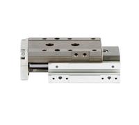 1 pièces LCG6 8 12-10 20 30 40 50 75 100mm course Double effet Air Table coulissante cylindre pneumatique cylindre linéaire((Bore 8mm) LCG 8,ST 100mm)