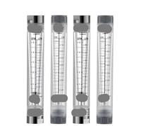 1 pièces LZM-15G acier inoxydable 304/interface de joint en plastique débitmètre de liquide Type de Tube d'eau débitmètre d'air rotamètre de gaz(0.6-6m3 H AIR,Plastic)