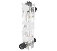 1 pièces LZT-M15 débitmètre d'air/liquide débitmètre d'eau panneau rotamètre avec vanne de commande 0.5-4LPM 1-7LPM 10-100L/H(MAROON)