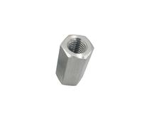 1 pièces M6 M8 M10 M12 M14 M16 Filetage à Gauche 304 Acier Inoxydable Tige hexagonale écrous d'accouplement entretoise Longue écrou Hexagonal (Size : M16x30mm)