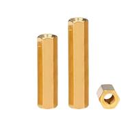 1 pièces M7 laiton hexagonal femelle à femelle entretoise colonne hexagone main bouton écrous carte mère bricolage modèle pièces