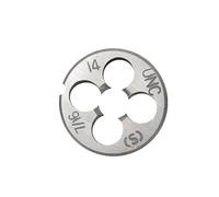 1 Pièces Matrice Américaine Droite UNC/UNF/UNS/UN/UNEF, 4-40,6-32,8-32,12-24, 1/8,3/16,1/4,5/16,3/8,7/16, Moule De Taraudage À Filetage Externe(11/64-40 UN)