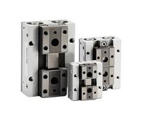 1 PIÈCES MHF2-8D MHF2-10D MHF2-12D MHF2-16D MHF2-20D Profil Bas Air Parallèle Pince Force Cylindre Pneumatique Pince Pneumatique(MHF2-16D)