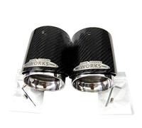 1 pièces Mini embout d'échappement en Fiber de carbone embouts de silencieux pour Mini Cooper R55 R56 R57 R58 R59 R60 R61 F54 F55 F56 F57 F60 Mini embout de silencieux