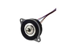 1 pièces Mini moteur pas à pas rond de 36mm-moteur pas à pas 2 phases à 4 fils avec double roulements à billes et arbre de 4mm