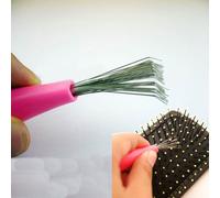 1 Pieces Mini Peigne À Cheveux Brosse Nettoyant Nettoyant Decapant Integre Outil En Plastique Couleur Aleatoire En Plastique Peigne Brosse À Cheveux Nettoyant