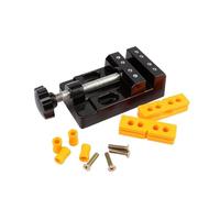 1 pièces Mini pince de banc réglable étau de Table plat for le perçage et le ponçage-étau en fonte d'aluminium