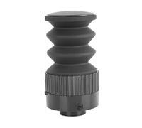 1 Pièces Moulin À Café Soufflant De L'air Bac À Grains Trémie De Dosage Avec Soufflet, Compatible For Breville, Bac À Poudre Soufflante (couvercle Métallique)(Black Cover)