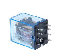 1 Pièces MY2P HH52P MY2NJ Bobine De Relais Général DPDT Micro Mini Commutateur De Relais Électromagnétique Avec LED AC/DC 110 V 220 V 380 V 12 V 24 V 36 V(AC,36V)