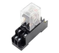 1 pièces MY2P HH52P MY2NJ relais 220V AC bobine but DPDT micro mini relais avec support de base de prise