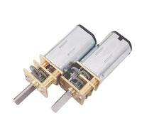 1 pièces N30 3V 6V 12V Micro moteur à engrenages en métal moteur à engrenages à roue dentée 20/40/52/67/80/95/133/200/285/400/666/1000/2000/4000 tr/min(80rpm,6V)
