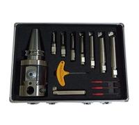 1 pièces NBH2084 ensemble d'outils d'alésage tête d'alésage fine BT30 BT40 BT50 NT30 NT40 NT50 R8 MTA SK30 SK40 SK50 porte-outil 8 barres ensemble d'outils d'alésage(HSK63A-NBH2084-8PCS)