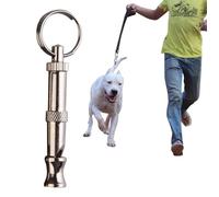 1 pièces noir deux tons ultrasons flûte chien sifflets pour formation son sifflet obéissance supersonique animal c Silver -XUNI039