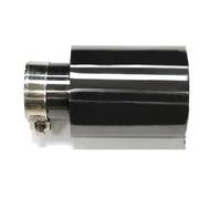 1 Pièces Noir En Acier Inoxydable Voiture Universel Embout D'échappement Système D'échappement Silencieux Pointe Auto Tuyau D'échappement gorge queue(ID57MM OD114MM)