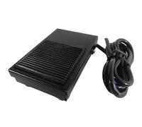 1 pièces noir TFS-1 métal antidérapant momentané électrique pédale interrupteur 250V AC 10A étanche SPDT On Off 1NO1NC(2 meter wire)