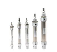 1 pièces normes CD85N série CD85N/C85N8 10 12 16 20 25 cylindre d'air Standard Double effet simple tige Mini cylindre(200mm Stroke,CD85N12)