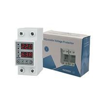 1 pièces numérique réglable sur Amp sous tension protecteur double affichage 40A 63A 230V relais limite de surtension(25 V)