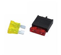 1 pièces PA66 250V 30A moyen porte-fusible d'insertion de voiture Horizontal PCB(1A)
