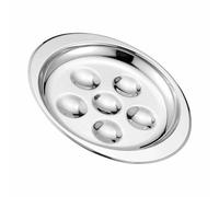 1 Pièces Poêle À Escargots En Inox Assiette, Plat Escargots Métal, Assiette À Escargots, Inoxydable Champignon Assiettes, Assiette Escargot, pour Le Restaurant Hôtel Cuisine Barbecue