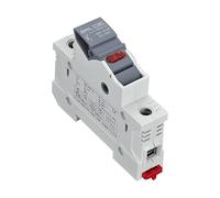 1 pièces porte-fusible 10x38MM ensemble de fusibles boîte de Base indicateur lumineux AC petit interrupteur de déconnexion IP20 noyau cylindrique en céramique à soufflage rapide Câblage de protection