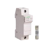 1 pièces porte-fusible solaire PV DC 1000V 14 * 51 avec tension de fusibles PV for la Protection du système solaire Câblage de protection (Size : FUSE 40A)