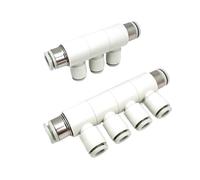 1 pièces réducteur pneumatique rotatif et raccord à diamètre variable connecteur rapide à cinq voies PHK/PHD8-4/8-6/10-6/10-8(PHD10-6)