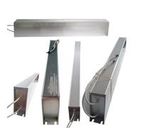 (1 pièces) résistance de freinage à coque en aluminium RXLG avec rainure de Dissipation thermique 2000W 2KW 10 20 30 40 50 60 70 75 100 RJ ohm R serveur(2000W 50R)