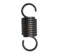 1 Pièces Ressort de traction, Fil Diamètre 8 mm, OD 45 mm, Longueur libre 300 mm, Ressort de tensionà double crochet en acierà ressort, idéal pour les réparationsà domicile
