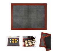 1 Pièces Réutilisable Tapis de Cuisson Silicone Micro Perforé, 40 x 30 cm Tapis de Four Micro-Perforés en Silicone, Résistant à la Chaleur - Pour Baking Mat pour Pain Pâtisserie, Cookies, Macarons