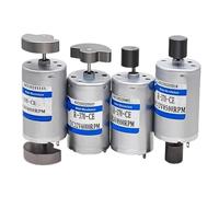 1 pièces RF-370 haute vitesse 12v 370 moteur électrique à courant continu avec bloc de Vibration moteur à balais de carbone moteur à courant continu(B,24v 6000rpm)