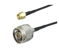 1 pièces RG174 SMA prise mâle à N connecteur droit RF Coaxial câble queue de cochon 4 pouces ~ 10M(10inch)