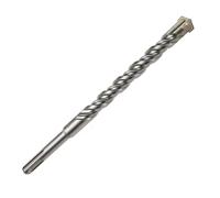 1 pièces SDS Plus foret à percussion 260mm-pointe en carbure de tungstène à 4 fraises for béton, brique et maçonnerie (diamètre 6-25mm)(8mm)