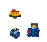 1 pièces série cYMD11-B avec rallonge isolateur interrupteur panneau de verrouillage montage sur Rail DIN 3/4P sélecteur de came rotatif marche-arrêt remplacer LW30(40A 3P)