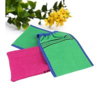 1 Pièces Serviette De Bain Artefact Douche Spa Deux Faces Gant De Bain Nettoyage Du Corps Gommage Mitaine Frotter L'élimination De La Peau Morte