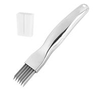 1 Pièces Shred Silk The Knife, Couteau à Déchiqueter Les Oignons, Couteau à Oignon Vert Haché en Acier Inoxydable, Coupe Legumes Multifonctions, Decoupe Legumes Coupe Legume pour Légumes et Oignons