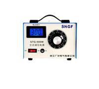 1 pièces stabilisateur de tension ca monophasé, 220 V, 0.5 kW, Contact 0 à 300 V, puissance réglable STG-500W