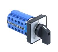 1 pièces SZW26/LW26-20/0-5.5 20 bornes 5 phases 20A 660V 64X64/48X48 Mm panneau universel rotatif transfert commutateur à came(0-5.5 48X48mm)
