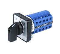 1 pièces SZW26/LW26-20 1-0-2 5 phases 20 vis 20A 660V commutateur rotatif de transfert commutateur de commande 64X64/48X48mm(D505.5 1 0 2 48X48mm)