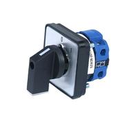 1 pièces SZW26/LW26-20 Ith 20A Ui 660V 0-1 panneau 1 Phase 4 vis bornes sélecteur commutateur de changement de came rotatif 64X64/48X48mm(C02.1 0 1 48X48mm)