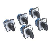 1 pièces SZW26/LW26-20 OFF-ON ON-OFF-ON 20A 660V 1 pôle 4 bornes sélecteur commutateur de changement de came rotatif 64X64 48X48mm montage sur panneau(0-2.1 0 1 2 48X48mm)