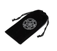 1 Pièces Tarot Carte Sac De Rangement Mini Comprimés Paquet Poches Cartes Sacs À Cordon Six Awn Star Velours
