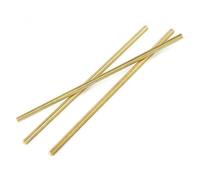 1 pièces tige filetée en laiton M2 .5 M3 M4 M5 M6 M8 M10 M12 M14 M16 barre de goujon 250mm 500mm fixation à filetage complet(M12,250mm)